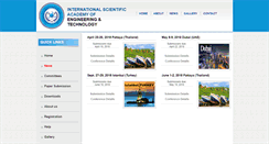 Desktop Screenshot of isaet.org